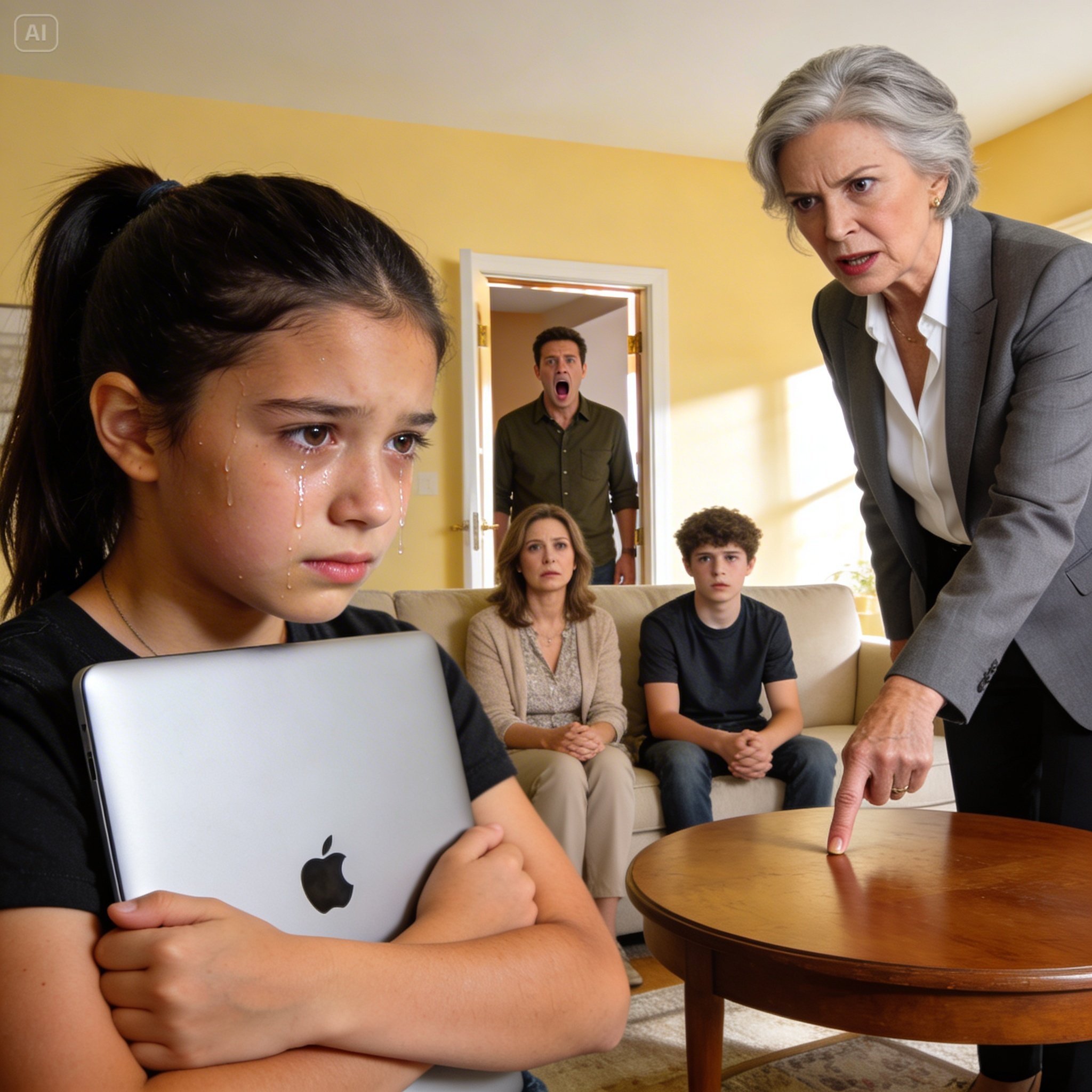 My mother-in-law decided my 9-year-old daughter should give her $1,600 MacBook to her cousin as a “gift,” then told her: “If you don’t know how to share, then maybe you shouldn’t call me Grandma anymore.”