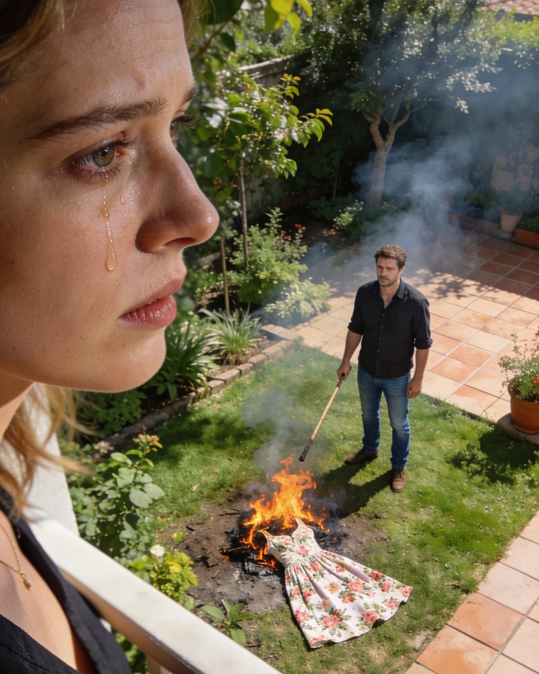 The Husband Burned Her Dress So She Couldn’t Go to the Party – She Showed Up in a Way He Never Imagined