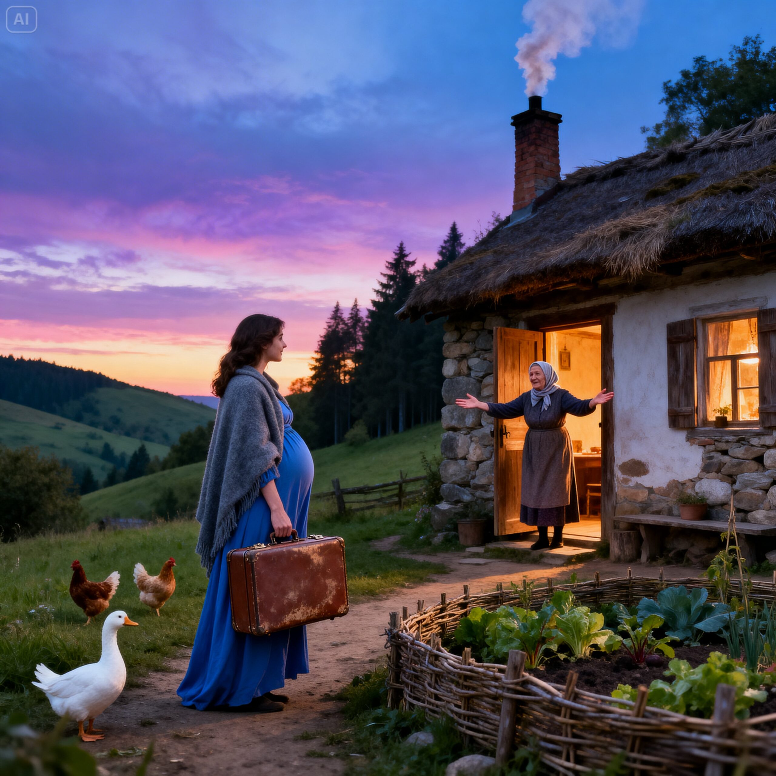 PREGNANT AND HOMELESS, SHE ARRIVES AT HER WIDOWED AUNT’S FARM, ONLY TO FIND SHE HAS TO START FROM SCRATCH.