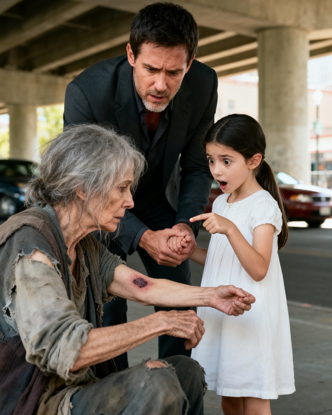 Everyone ignored the old beggar woman… until a billionaire’s daughter said