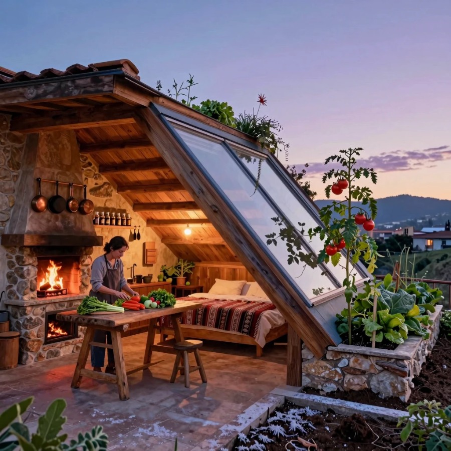 HER IN-LAWS LEFT HER A ROOFLESS WOODEN HOUSE; THEY WERE STUNNED TO SEE WHAT SHE HAD BUILT UPON IT.